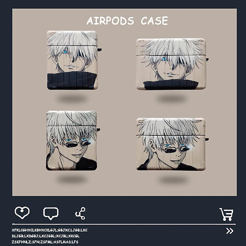 GUPBOO Airpods Coque Housse Étui Protecteur Compatible pour AirPods1/2-Retour à cinq dessins animés de Wujou