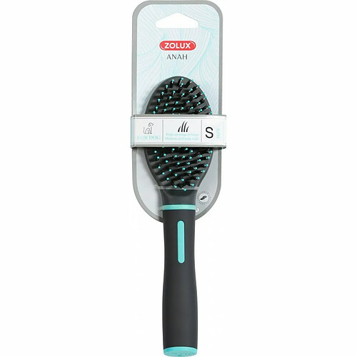 Brosse pour Chiens Zolux 470817 Petit Multicouleur Turquoise Noir/Bleu