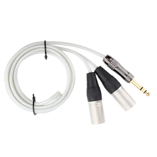 Remplacement de câble audio mâle 6.35mm vers double xlr mâle pour pc 150