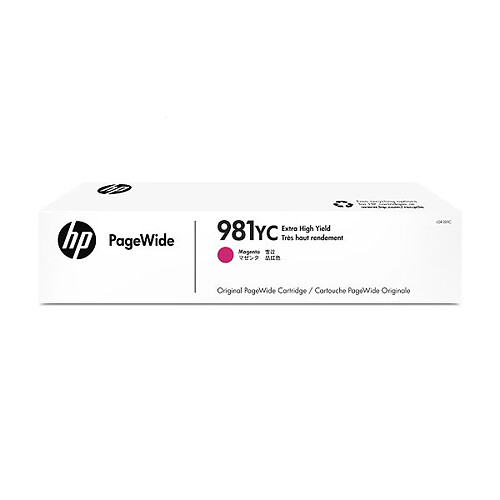 HP 981YC Extra High Yield Magenta Original PageWide Cartridge 16000pages Magenta cartouche d'encre