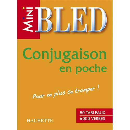 Conjugaison en poche : 80 tableaux, 6.000 verbes · Occasion