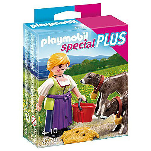 Playmobil® 4778 Playmobil Special+ Eleveuse avec veaux 0115