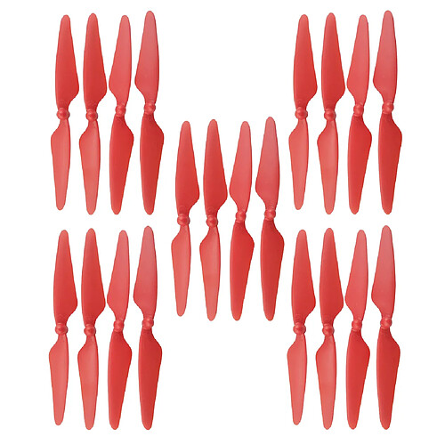 20x Quadcopter Hélice RC Drone Spare Blade pour Hubsan X4 MJX Bugs 3 Rouge