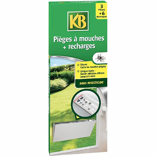 Kb Pieges a mouches + recharges