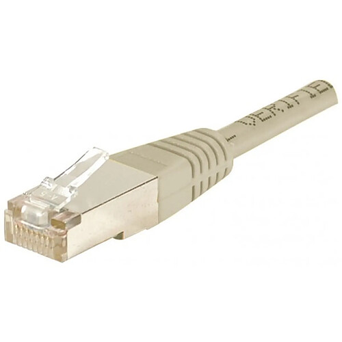 Abi Diffusion Cordon RJ45 catégorie 6 F/UTP gris - 7 m