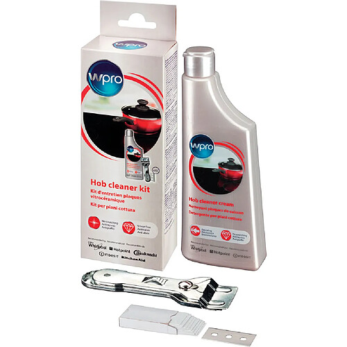 Kit nettoyant vitrocéramique - kvc015 - WPRO