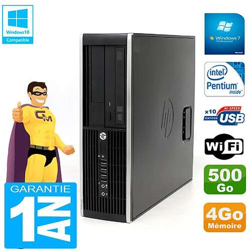 PC HP Compaq Pro 6200 SFF Intel G840 RAM 4Go 500 Go Graveur DVD Wifi W7 · Occasion