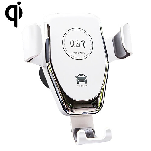 Wewoo Chargeur voiture sans fil pour support de prise d'air pour standard Qi (blanc)