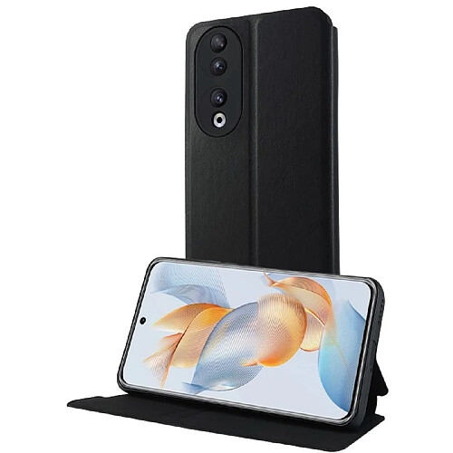 My Way Myway Étui Folio pour Honor 90 Fonction Stand Noir