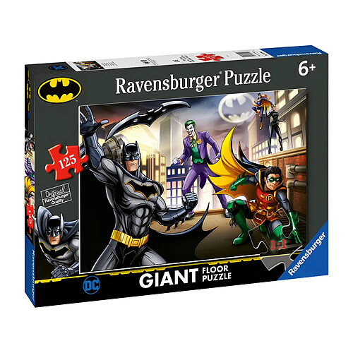 Ravensburger Puzzle de Sol Géant 125 pièces Batman en Carton Résistant à l'Usure Multicolore