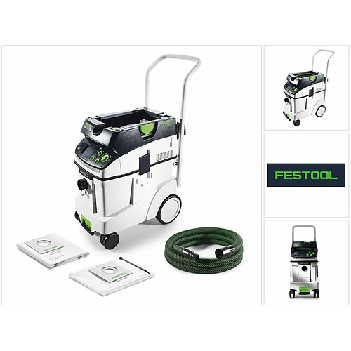 Festool Aspirateur mobile CTM 48 E AC CLEANTEC 48 litre Autoclean de classe M ( 574991 )