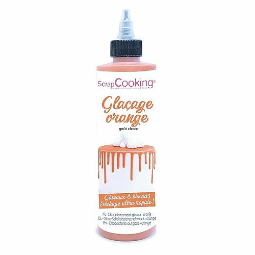 Scrapcooking Glaçage au chocolat orange 130 g