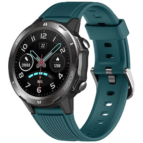 Montre connectée pour Homme et Femme étanche IP68 avec Fonction de fréquence Cardiaque, podomètre, podomètre, chronomètre, Notification des Messages pour Android iOS(Bleu)