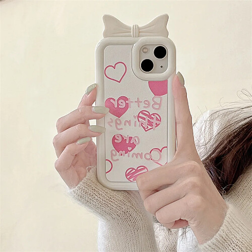 GUPBOO Étui pour iPhone11ProMax Coque de téléphone Graffiti Love Girl rose en silicone