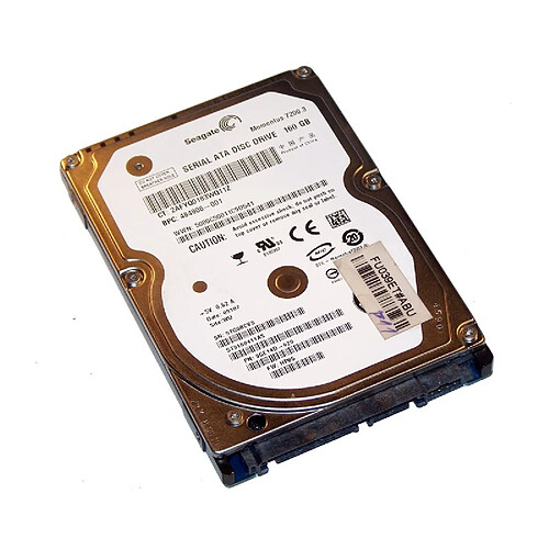 Seagate Technology Disque Dur 160Go SATA 2.5" Seagate ST9160411AS 7200RPM 16Mo Momentus Pc Portable · Occasion