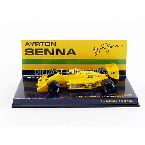 MINICHAMPS - 1/43 - LOTUS HONDA 99T - WINNER MONACO 1987 - 540874392