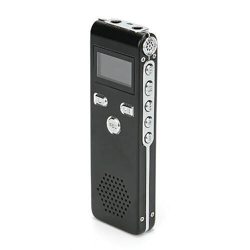 Dictaphone HD 16GB Enregistreur Vocal Réduction De Bruit Écran LED 90h Autonomie YONIS