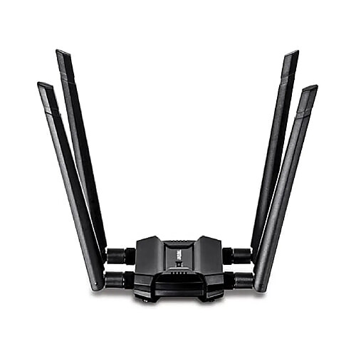 TRENDnet TEW-809UB Adaptateur Transmetteurs et Antennes WiFi Antennes Amovibles 1300Mo/s USB Noir