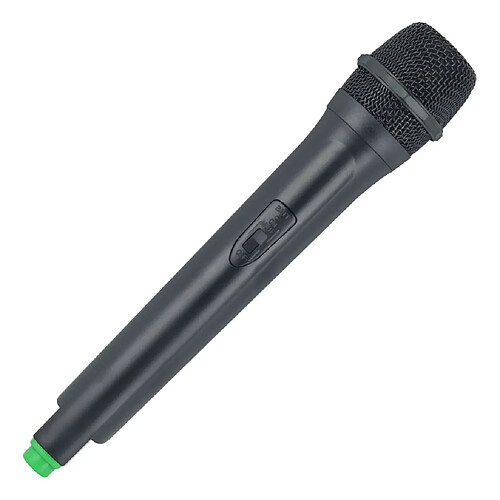 Accessoires de microphone sans fil en plastique classique vert faux jouet de micro Mic