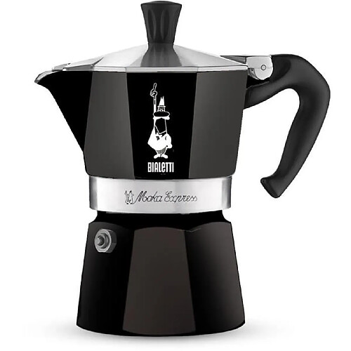 Bialetti Machine à Expresso pour 6 Tasses, Aluminium, Noir, 30 x 20 x 15 cm - 4953