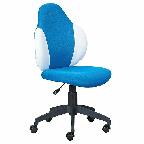 Paris Prix Chaise de Bureau Jessi 100cm Bleu & Blanc