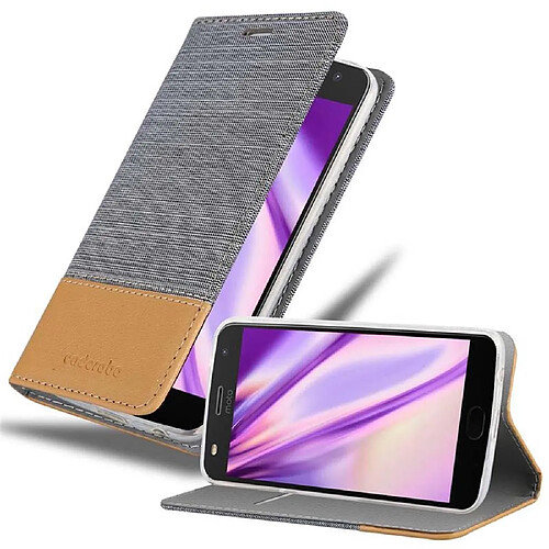 Cadorabo Coque Motorola MOTO Z2 PLAY / Z2 FORCE Etui en Gris