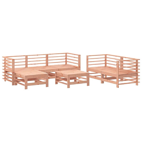 Maison Chic Salon de jardin 7 pcs - Table et chaises d'extérieur - Mobilier/Meubles de jardin Moderne bois massif douglas -MN88355