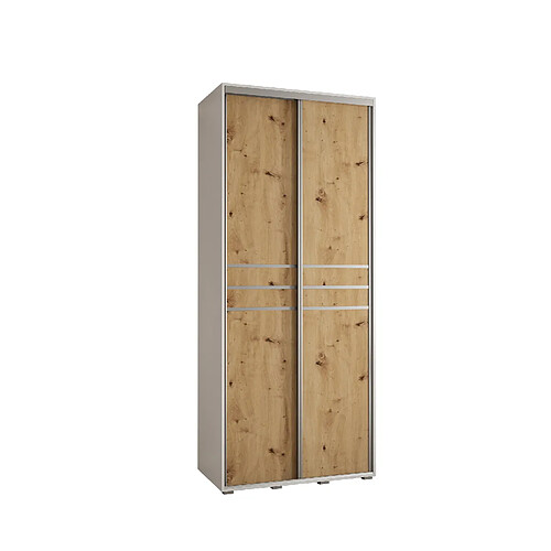 Abiks Meble Armoire Davos 10 À Portes Coulissantes 235,2/120/45 2 Portes