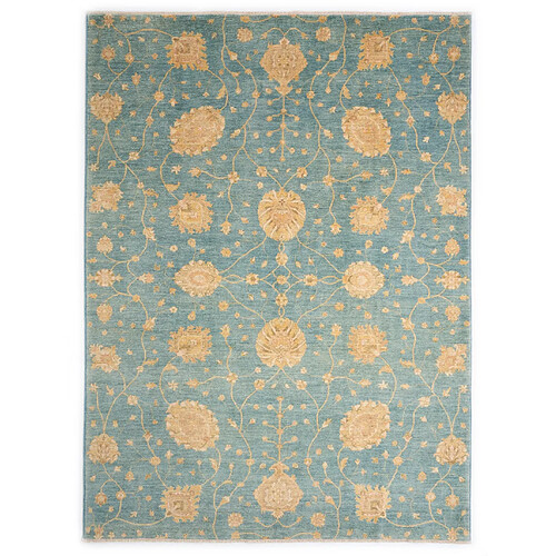 Vidal Tapis de laine 340x251 Bleu Ziegler