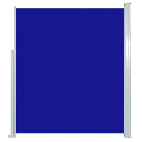 Maison Chic Auvent latéral rétractable de balcon | Store extérieur | Auvent solaire de patio 160x500 cm Bleu -GKD48573