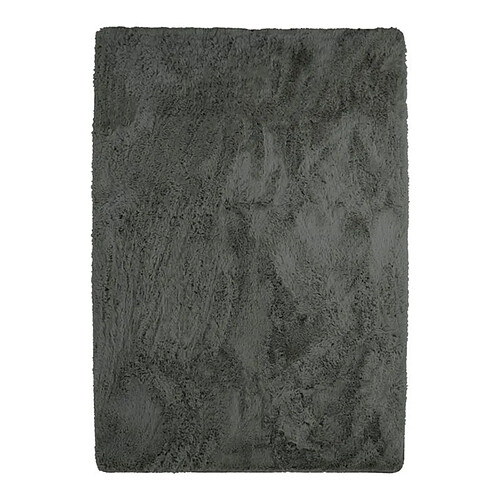 Thedecofactory NEO YOGA - Tapis lavable à base fine et souple extra doux gris foncé 160x230