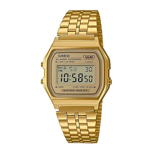 Montre vintage - CASIO - Multifonctions - Doree