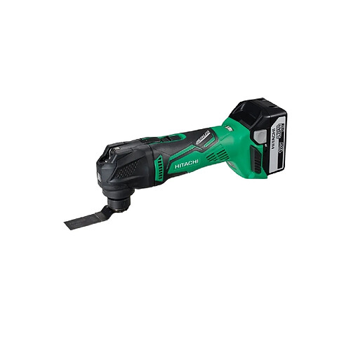 Hitachi - Hikoki- Outil polyvalent Multi tool 18V 5A Li-Ion en coffret + plateau,abrasifs,spatule, lame - CV 18 DBL 5A