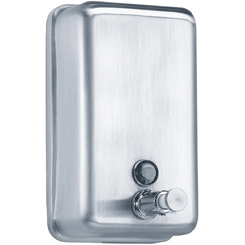 distributeur de savon liquide - inox - 850 ml - fermeture à clé - voyant de niveau - pellet 878155