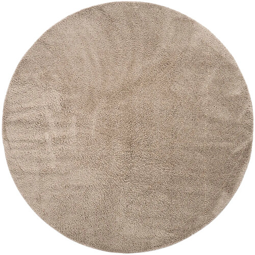 Hadorn Tapis shaggy 122x122 beige Luzern