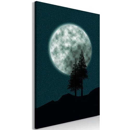 Artgeist Tableau - Beautiful Full Moon (1 Part) Vertical [80x120]