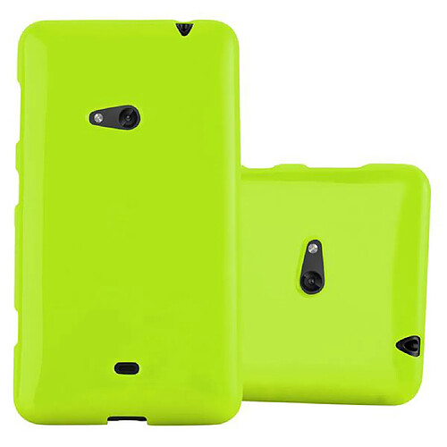 Cadorabo Coque Nokia Lumia 625 Etui en Vert