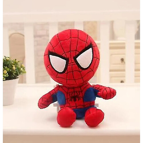 Universal 27cm homme spiderman peluche film poupée avengers douce remplissage héros capitaine america fer cadeau de noël