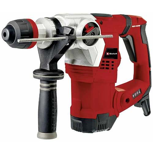 Einhell Marteau perforateur TE-RH 32 4F Kit (1250 W, 5,0 joules, puissance de perçage dans le béton, SDS-Plus, poignée anti-vibration, avec boîte électronique, 3 forets, burins pointus et plat)