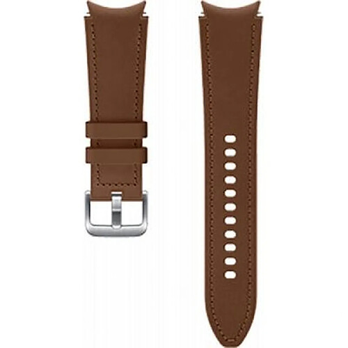 Samsung Bracelet Hybride en cuir pour G Watch 4 Classic 130mm M/L Camel