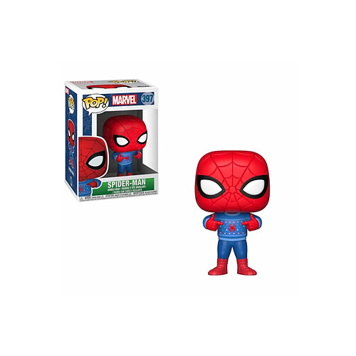 Funko Marvel Comics - Figurine POP! Bobble Head Spider-Man (Ugly Sweat) 9 cm