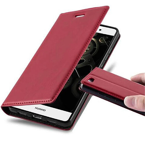 Cadorabo Coque Huawei P8 LITE 2015 Etui en Rouge