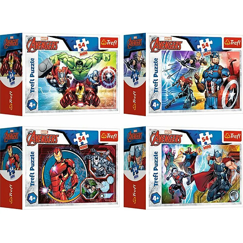 Marvel TREFL 54 el. Mini Bohaterowie (wysyÄ?ka losowa) [Puzzle]