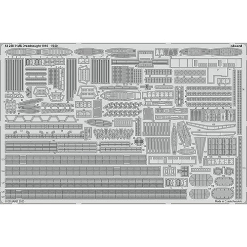 HMS Dreadnought 1915 for Trumpeter - 1:350e - Eduard Accessories