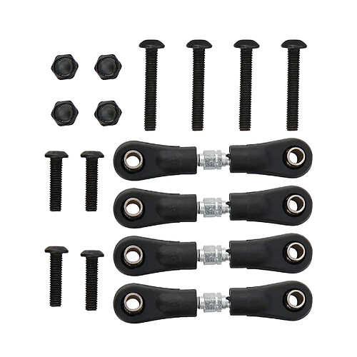 4 Pièces / Ensemble Tige De Direction Réglable RC Pour Camion De Voiture HSP 1:10 RC 42mm-50mm