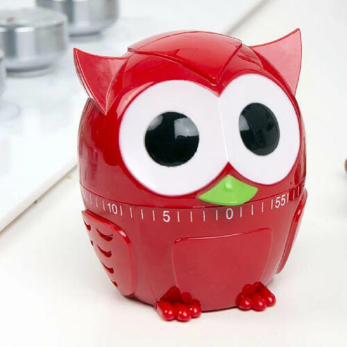 Kikkerland Minuteur de cuisine hibou 60 minutes