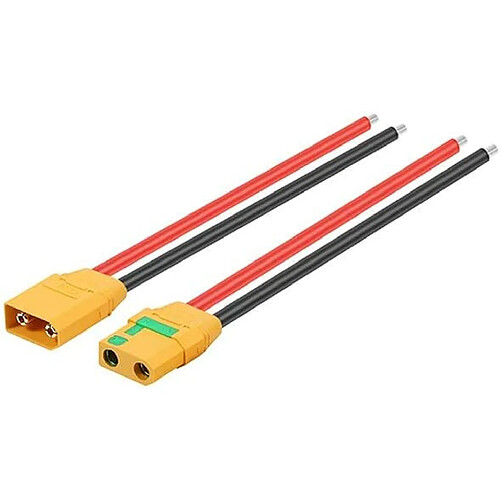 1 Paire de Connecteurs X90 Femelles Mâles avec Câble 10AWG pour Batterie Scooter