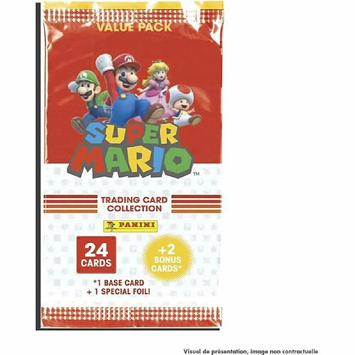 Pack d'images Panini Super Mario Trading Cards