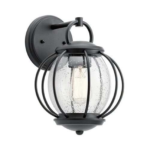 Elstead Lighting Applique murale extérieur Vandalia Acier Noir