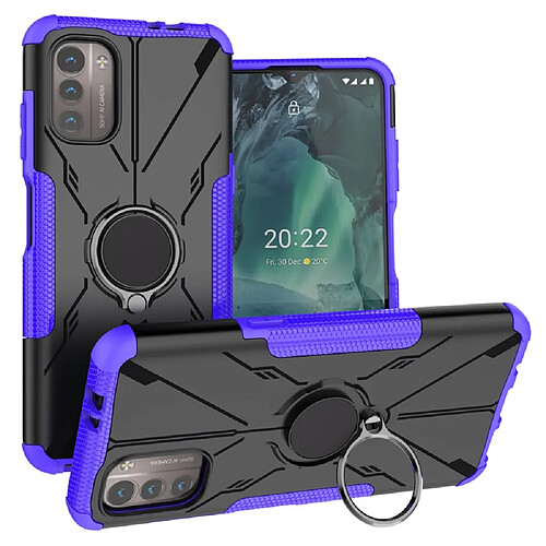 Coque en TPU anti-rayures avec béquille pour votre Nokia G11 4G/G21 4G - violet